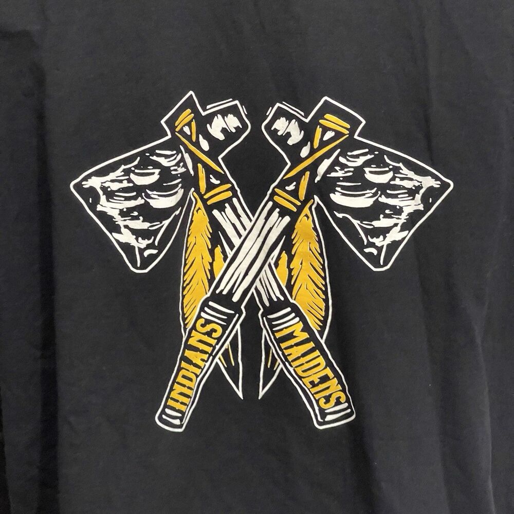 Vintage Seminole High school Texas Graphic T-Shirt Size 2XL Indians Maidens Top - Picture 5 of 8